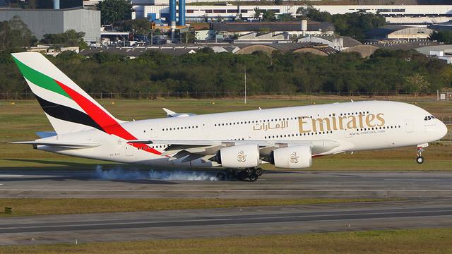 A6-EUV:Airbus A380-800:Emirates Airline